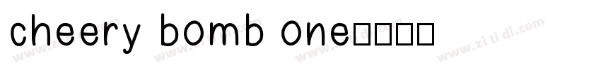 cheery bomb one字体转换